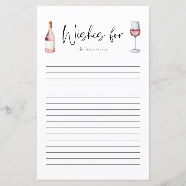 Elegant  Rosa Vin råd för betalkort (Framsida)