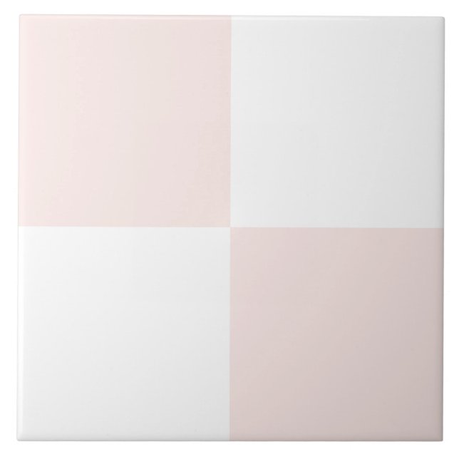 Elegant  Rosa Vit keramiskt plattor med kontroller Kakelplatta (Framsidan)