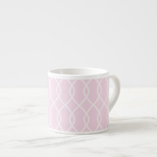 Elegant Rosa Wave Mönster Espresso Mugg Espressomugg