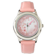Elegant rosa wristwatch