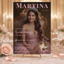 Elegant rosabruden Quinceañera-firande