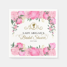 Elegant rosabrudenktid i floristisk viktoriansk st