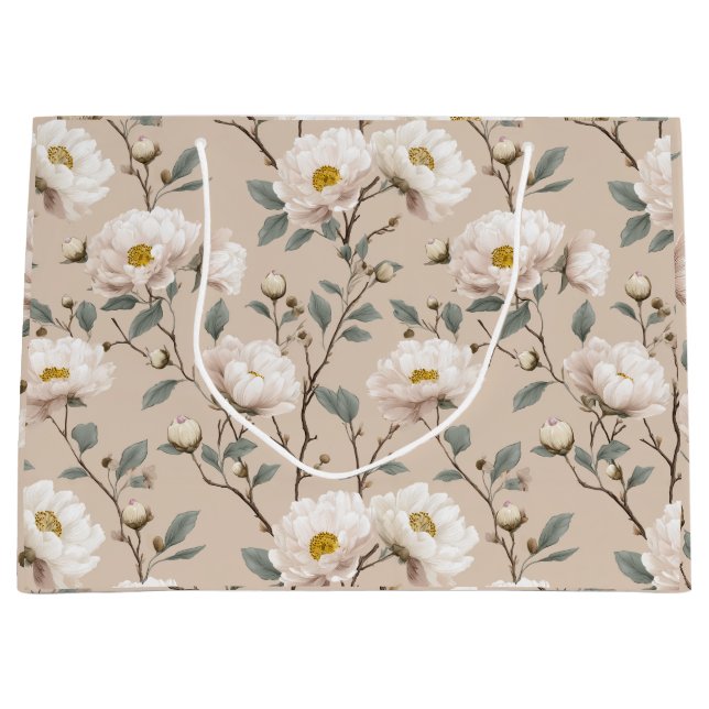Elegant rosafärgad blomma Elfenbensvit blomsterdes (Framsidan)