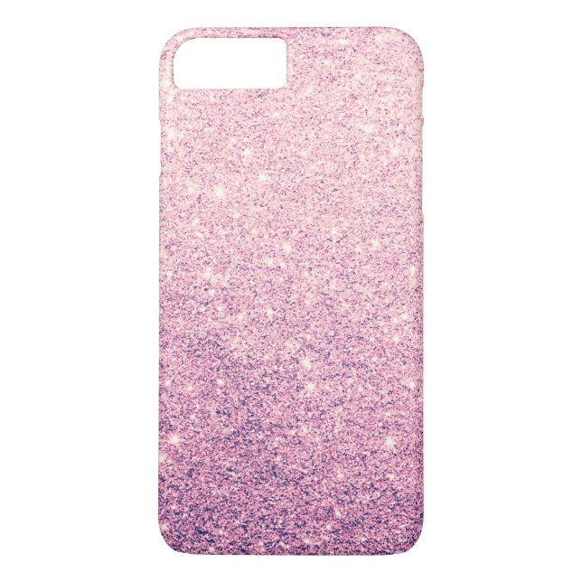 Elegant rosaglitterlyx Case-Mate iPhone skal (Baksida)