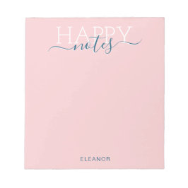 Elegant  rosan namn anteckningsblock