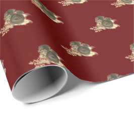 Elegant rosbrudsknapp  presentpapper