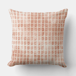 Elegant, Rose Gold Checkered Pattern Kudde