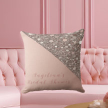 Elegant roséguld bröllopsdusch