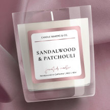 Elegant roséguld minimalistisk modern ljusstake i 