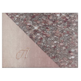 Elegant roséguld monogram