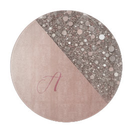 Elegant roséguld monogram