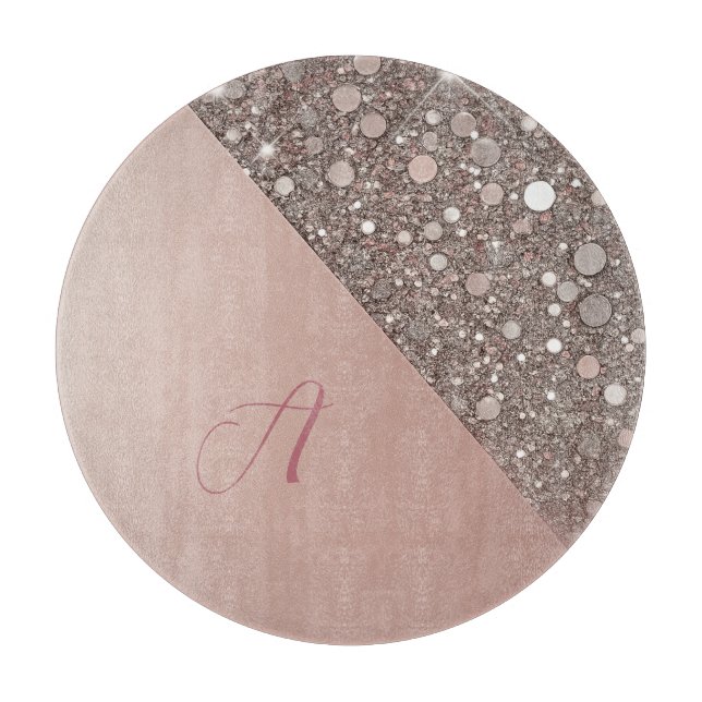 Elegant roséguld monogram (Framsidan)