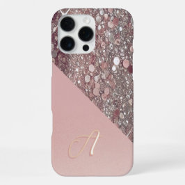 Elegant roséguld monogram