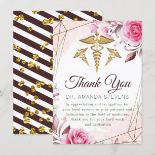 Elegant Rosy Doktor - tackkort Tack Kort