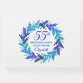 Elegant Royal Blåutandning 55: e Födelsedagsfesten Gästböcker