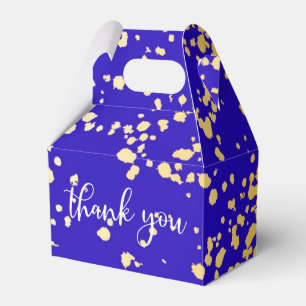 Elegant Royal Blond Blond Guld Glitter favoritruta Presentaskar