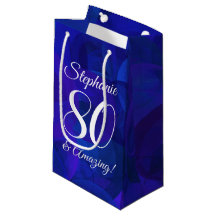 Elegant Royal Blue 80 och Fantastisk Födelsedagsfe