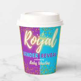 Elegant Royal Gender Visa Lila och blått