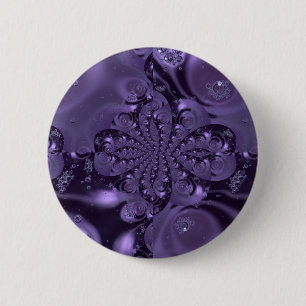Elegant Royal Lila Flytande Gnistra Knapp