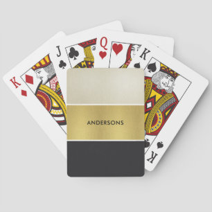 ELEGANT ROYAL PEARL SILVER GULD BLACK-STRIPS CASINOKORT