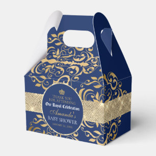 Elegant Royal Prince Baby Shower Presentaskar