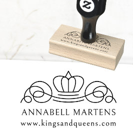 Elegant, royal stämpel
