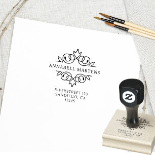 Elegant, royal stämpel