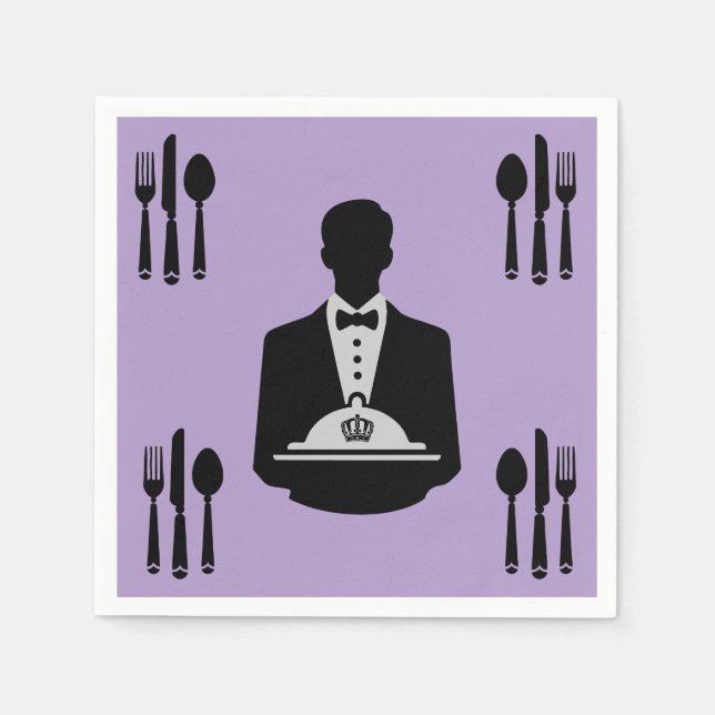 Elegant Royal Thélyx Pappersservett (Framsidan)