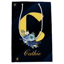 Elegant Royalblå och Guld 20-års Födelsedag