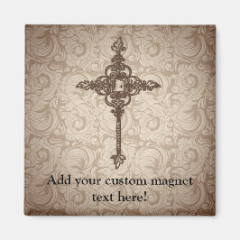 Elegant Rulla Christian Kor w/Swirl Background Magnet