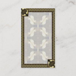 Elegant Rustic Abstrakt Mönster Visitkort