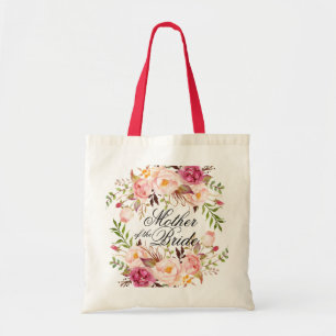 Elegant Rustic Blommigt Budens mamma Tygkasse