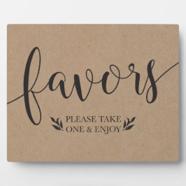 Elegant Rustic Blommigt gynnar Bröllop Decor Sign