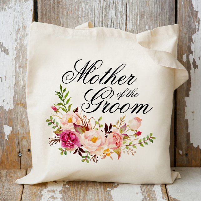 Elegant Rustic Blommigt Mor i Groom Tygkasse (Skapare uppladdad)
