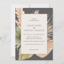 Elegant Rustic Boho Tropical Framed Bröllop