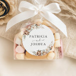 Elegant Rustic Boho Wedding Classic Round Sticker Runt Klistermärke<br><div class="desc">Add a charming touch to your wedding favors, invitations, and stationery with this Rustic Boho Wedding Classic Round Sticker. Featuring blush and neutral peonies, pampas grass, and elegant typography, it’s perfect for sealing envelopes or decorating treat bags. Ideal for rustic, garden, or bohemian-themed weddings. Fully customizable to include your names,...</div>