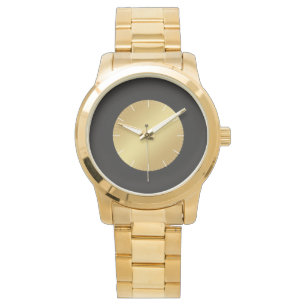 Elegant Rustic Classic Guld Teal Manar Armbandsur