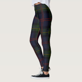 Elegant Rustic Classic Helgdag Tartan Leggings