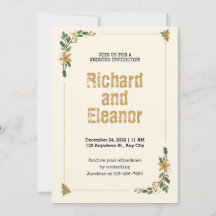 Elegant Rustic, enkel blommigt, traditionell bröll