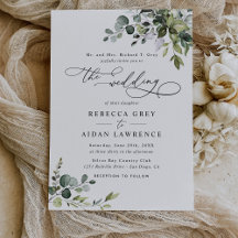 Elegant Rustic Eucalyptus Lövs Greenery Bröllop