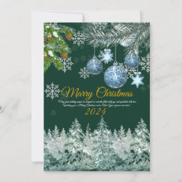 Elegant Rustic Guld God jul Helgdag Card Julkort