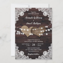 Elegant Rustic Land Wood Bröllop