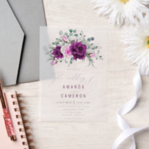 Elegant Rustic Lila  Geometric Bröllop