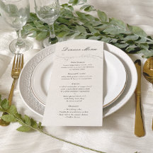 Elegant Rustic Minimalist Botanical Bröllop