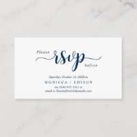 Elegant Rustic Navy Blue, Party OSA, svara