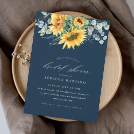 Elegant Rustic SolrosMöhippa Inbjudningar