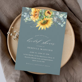 Elegant Rustic SolrosMöhippa Inbjudningar