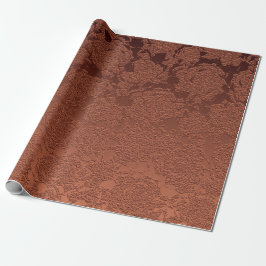 Elegant Rustic Terracotta Fall Floral Presentpapper