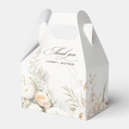 Elegant Rustic White Presentaskar