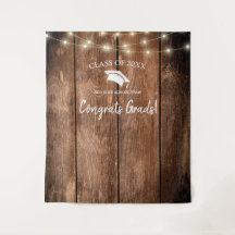 Elegant Rustic Wood Studenten Photo BackDrop